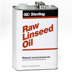 1001662 1 Gal Raw Linseed Oil Natural Wood Preservative
