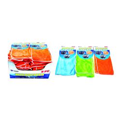9017025 Assorted Color Microfiber Towel - Pack Of 2 - Case Of 48