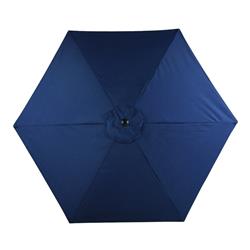 8014604 9 Ft. Tiltable Fair Oaks Market Umbrella, Blue