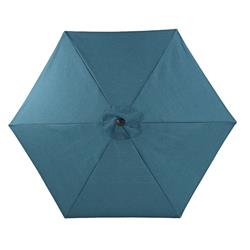 8014605 9 Ft. Tiltable Eastport Market Umbrella, Blue