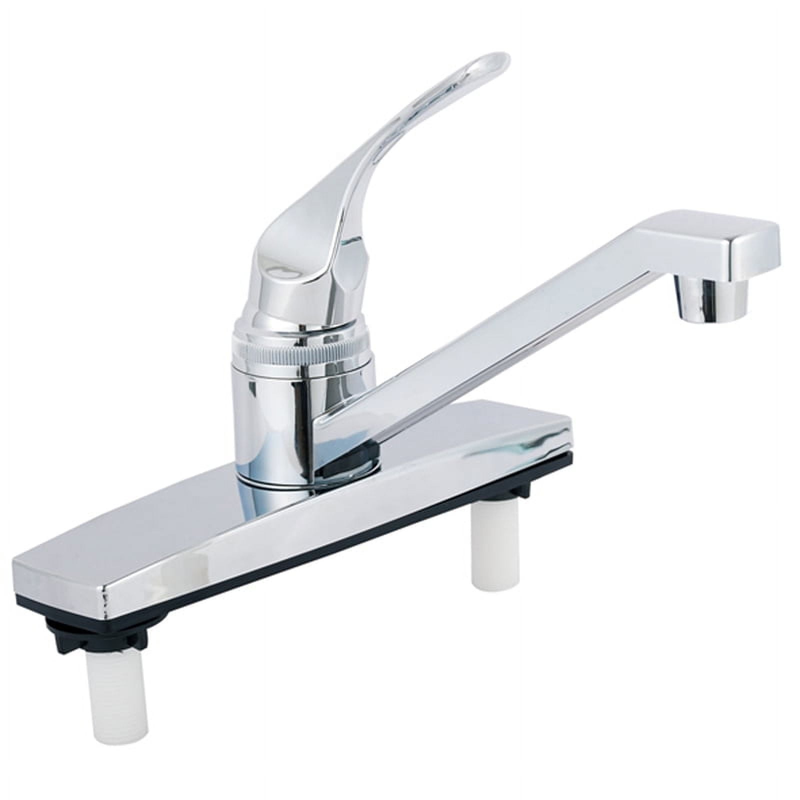 UPC 843518000076 product image for 45255 Traditional One Handle Chrome Kitchen Faucet | upcitemdb.com