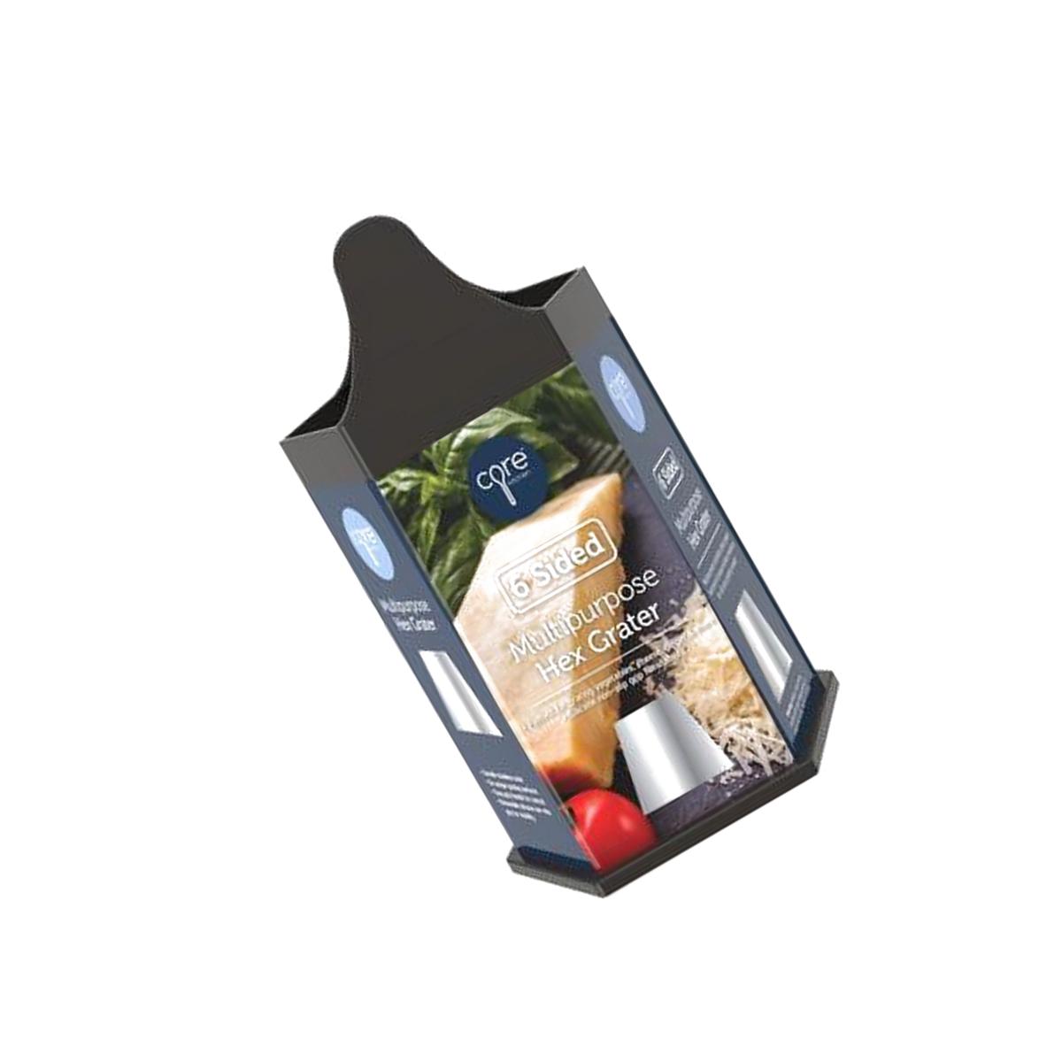 Picture of Core Kitchen 6009873 Black Polypropylene & Stainless Steel Grater