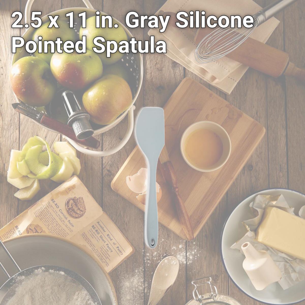 Picture of Core Kitchen 6011320 2.5 x 11 in. Gray Silicone Pointed Spatula