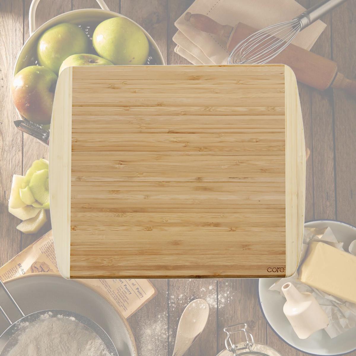 Picture of Core Kitchen 6012633 11 x 14 in. Beige Bamboo Cutting Board