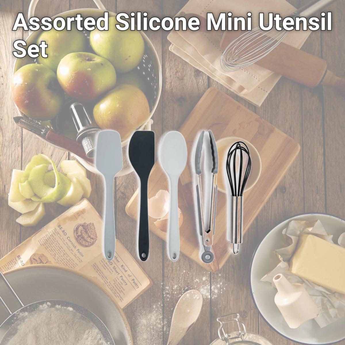 Picture of Core Kitchen 6012609 Assorted Silicone Mini Utensil Set