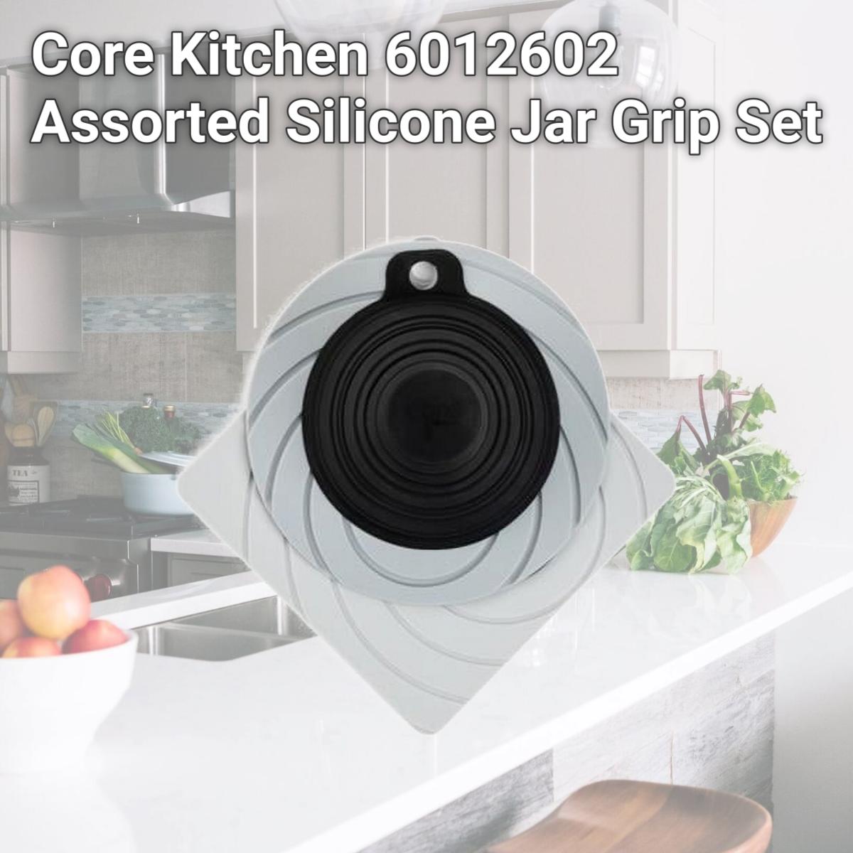Picture of Core Kitchen 6012602 Assorted Silicone Jar Grip Set
