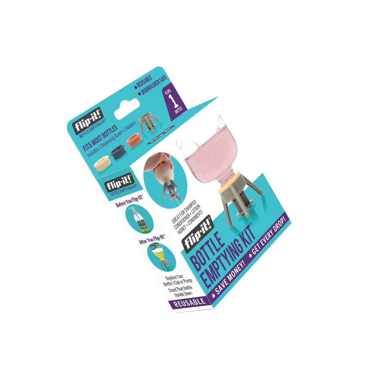Picture of Flip-It 9041391 Gray Polypropylene Bottle Emptying Kit