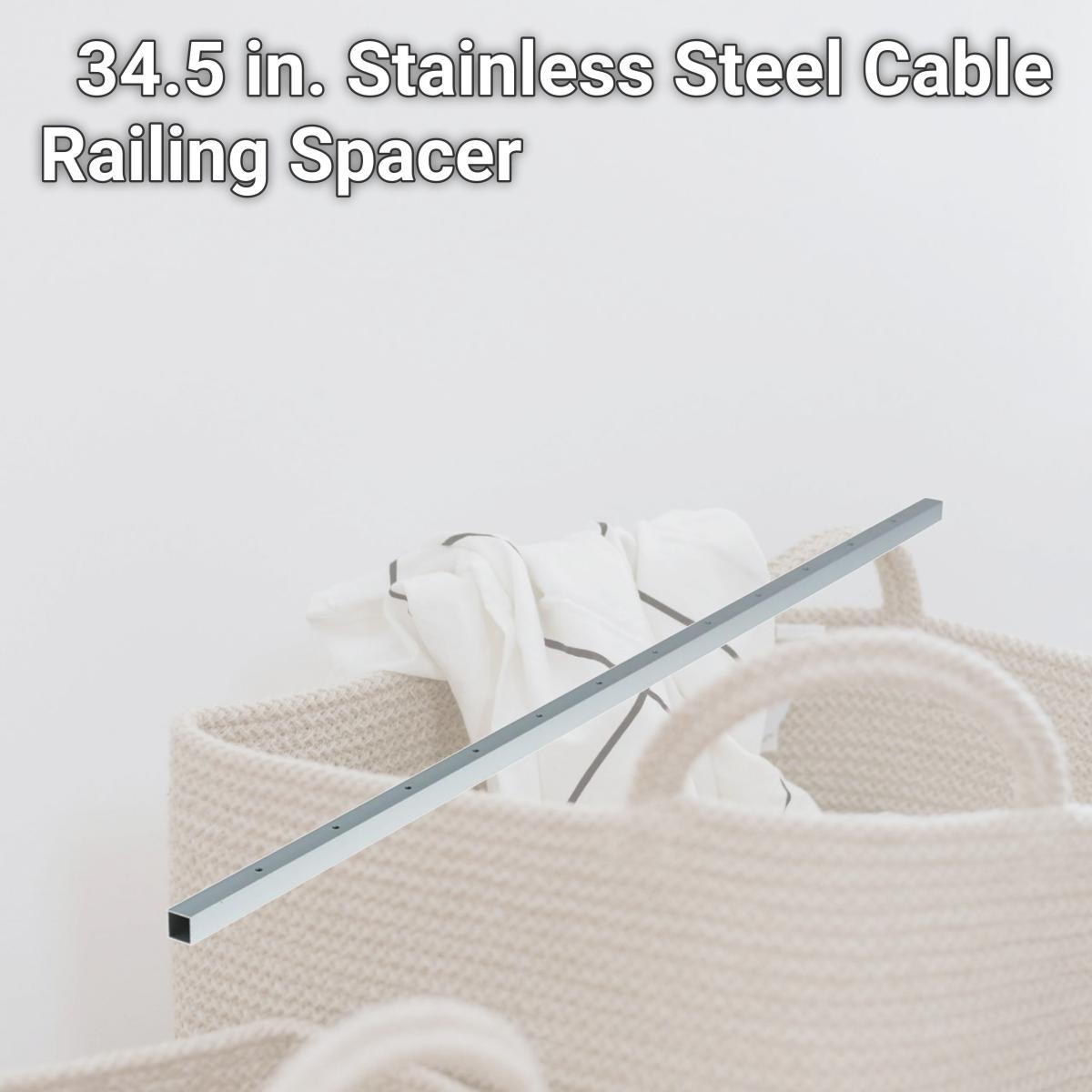 Picture of Deckorators 5013674 34.5 in. Stainless Steel Cable Railing Spacer