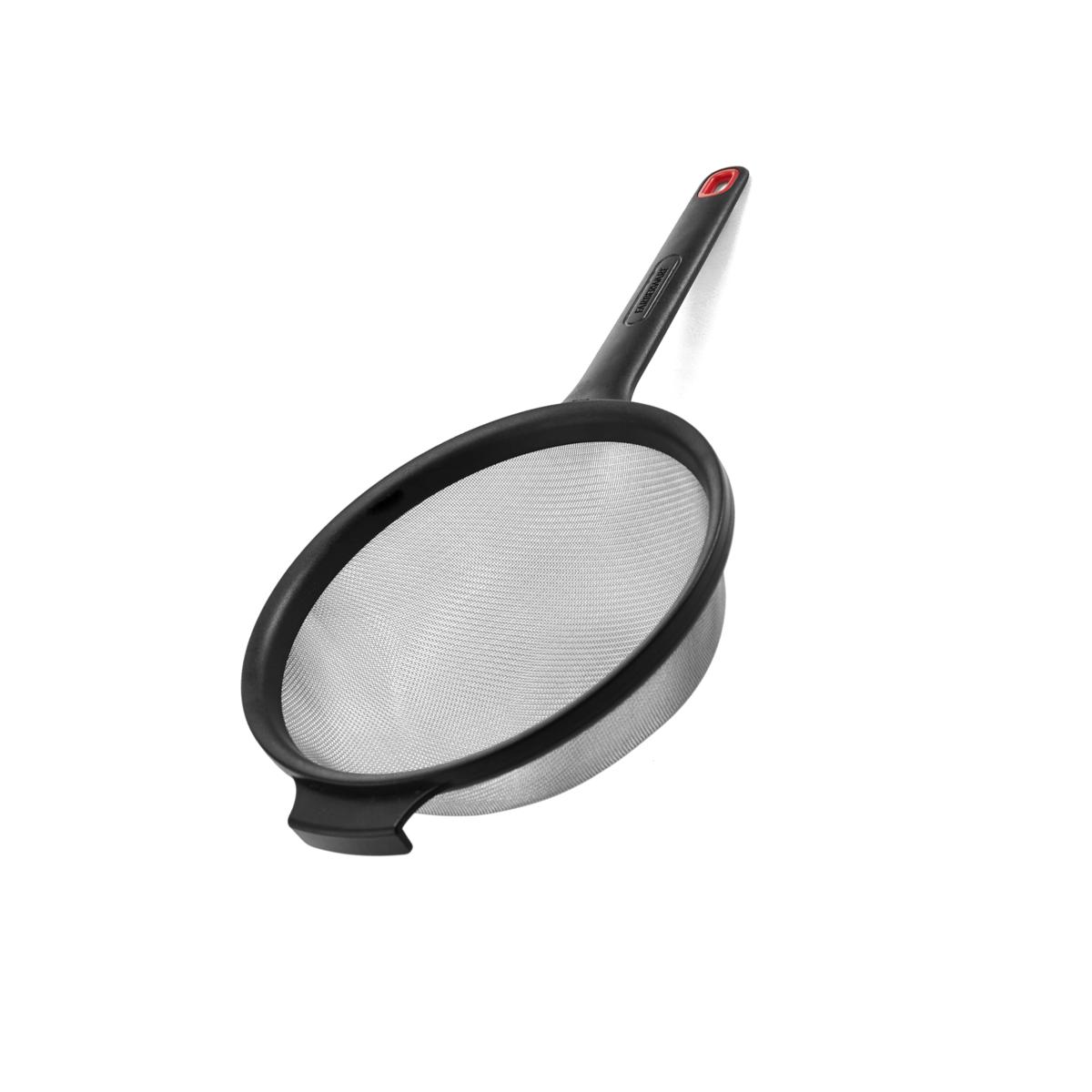 Picture of Farberware 6009301 13.5 in. Black & Silver Plastic & Stainless Steel Strainer