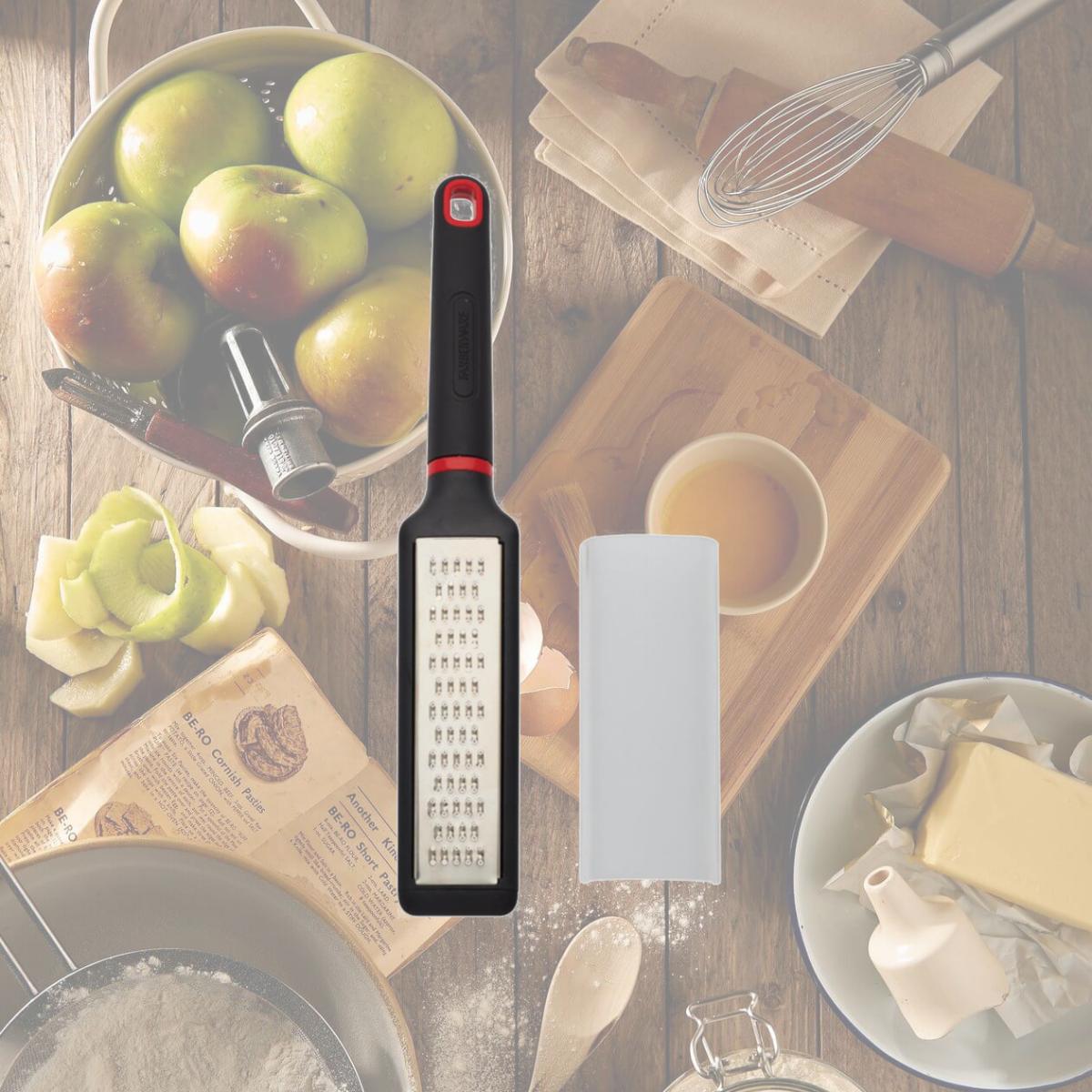 Picture of Farberware 6009299 6 in. Black & Silver Plastic & Stainless Steel Zester Grater