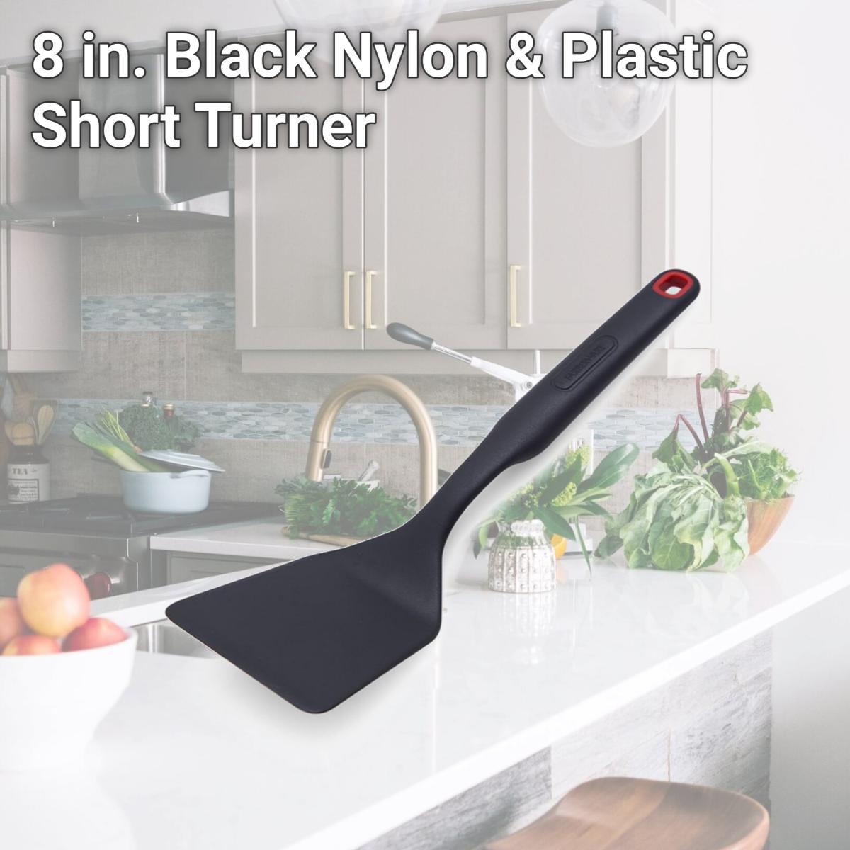 Picture of Farberware 6009306 8 in. Black Nylon & Plastic Short Turner