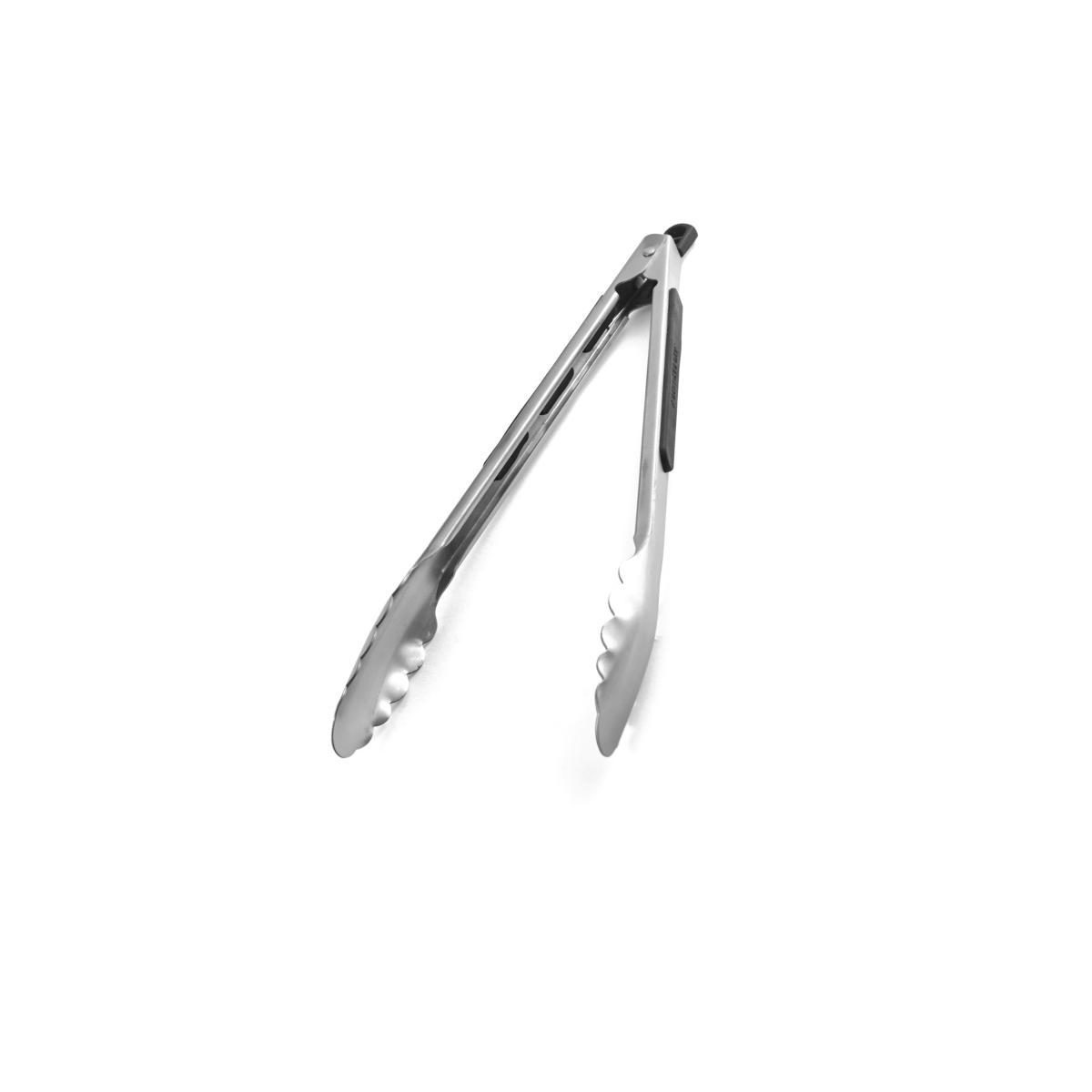 Picture of Farberware 6009321 12 in. Silver Silicone & Stainless Steel Tongs