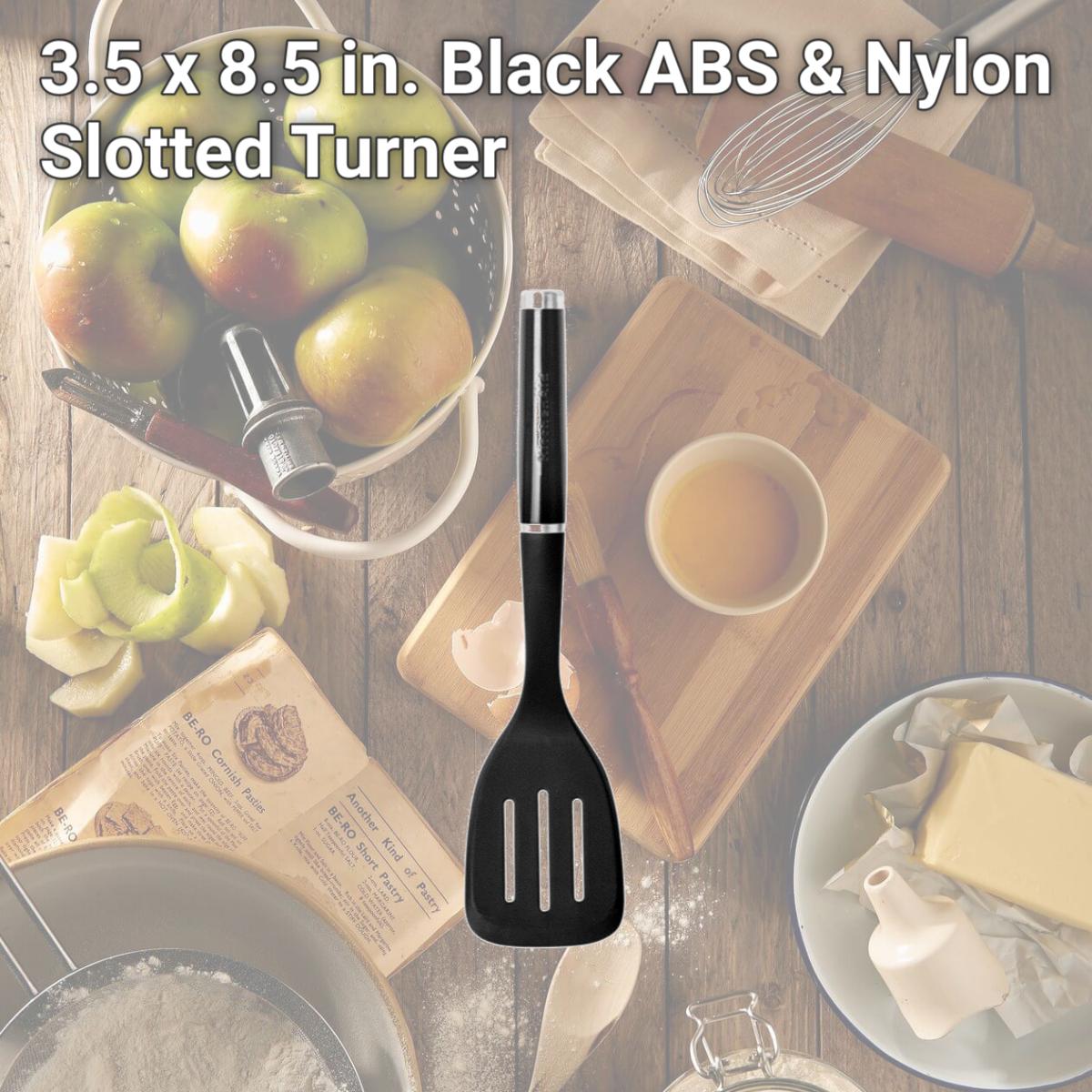 Picture of KitchenAid 6009331 3.5 x 8.5 in. Black ABS & Nylon Slotted Turner