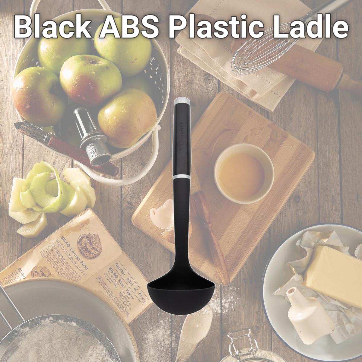 Picture of KitchenAid 6009337 Black ABS Plastic Ladle