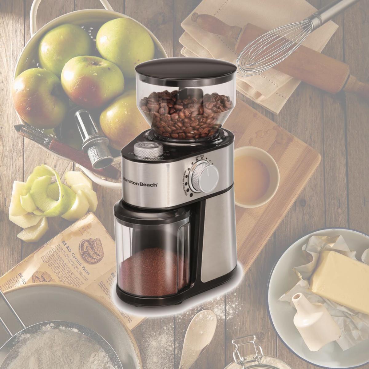 Picture of Hamilton Beach 6011003 Black & Silver Stainless Steel 14 Cup Coffee Grinder