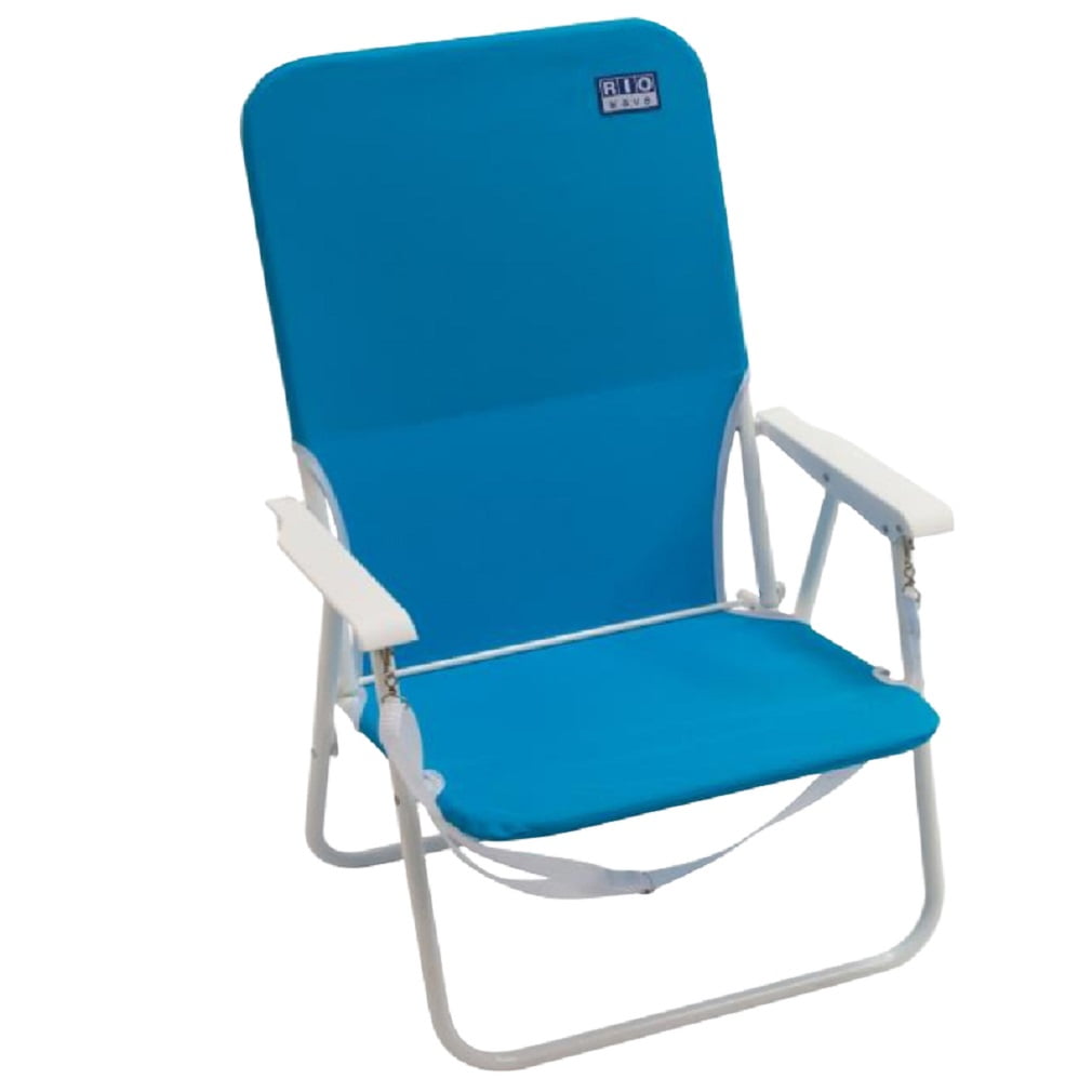 8028394 Sun & Sport 1 Position Blue Sun & Sport Folding Chair