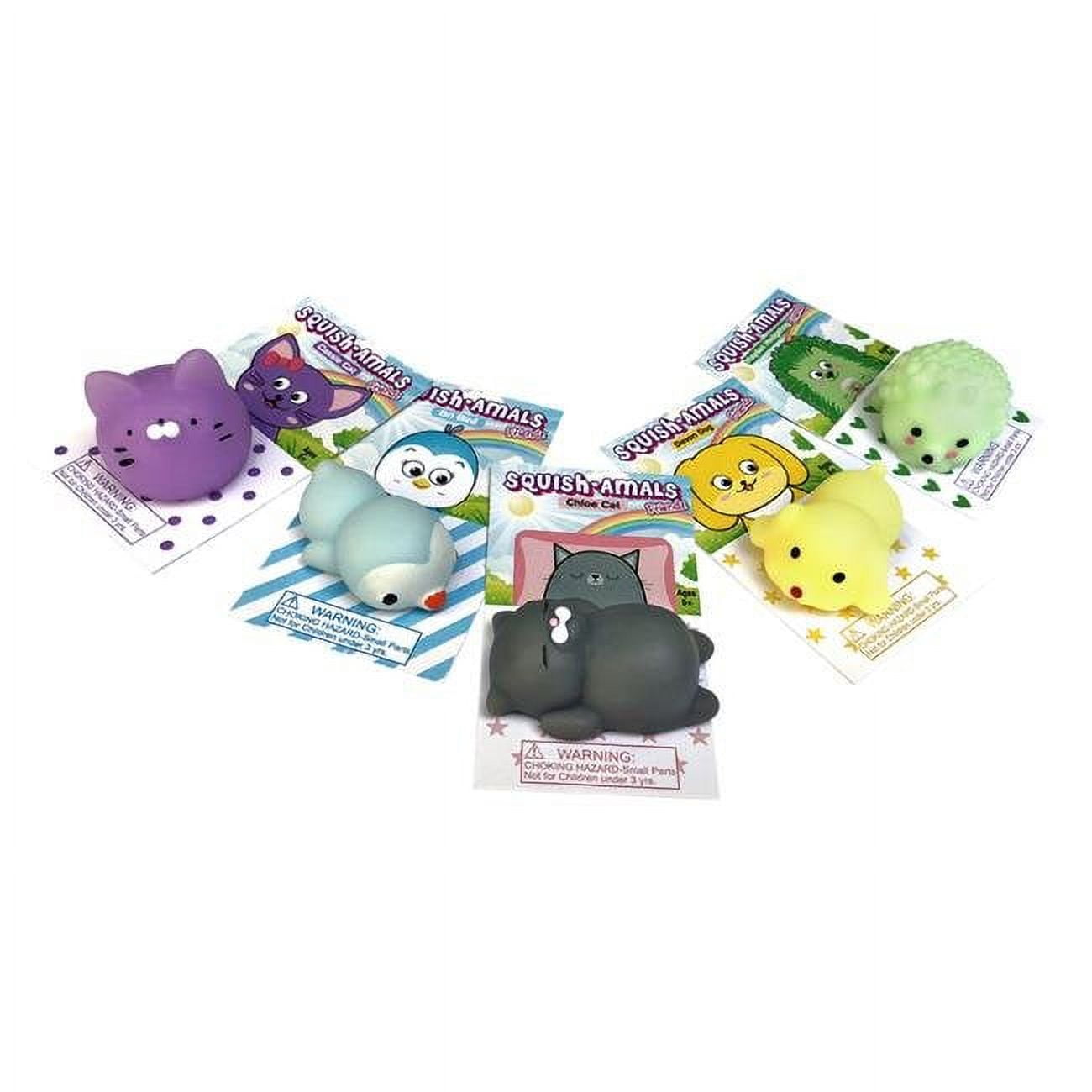 9010651 Squish-amals Friendz Squishy Animal Toy Plastic - Pack Of 20