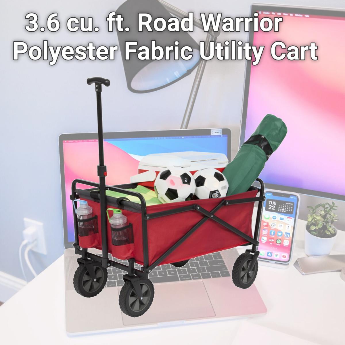 Picture of Seina 7004983 3.6 cu. ft. Road Warrior Polyester Fabric Utility Cart