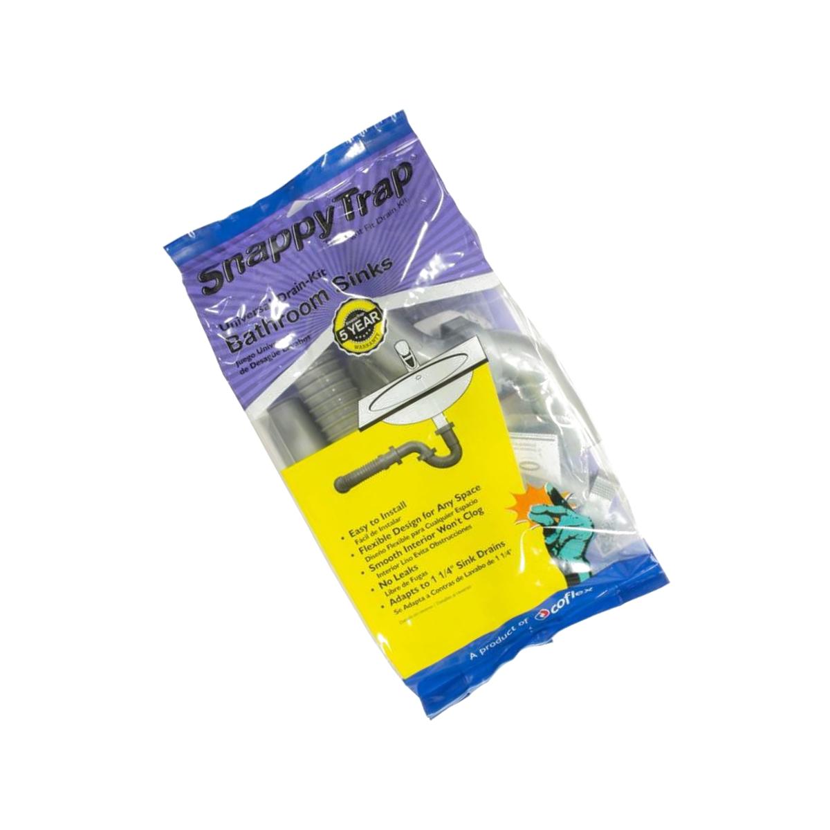 Picture of Snappy Trap 4003544 1.5 or 1.25 in. Dia. Universal PVC Single Sink Drain Kit