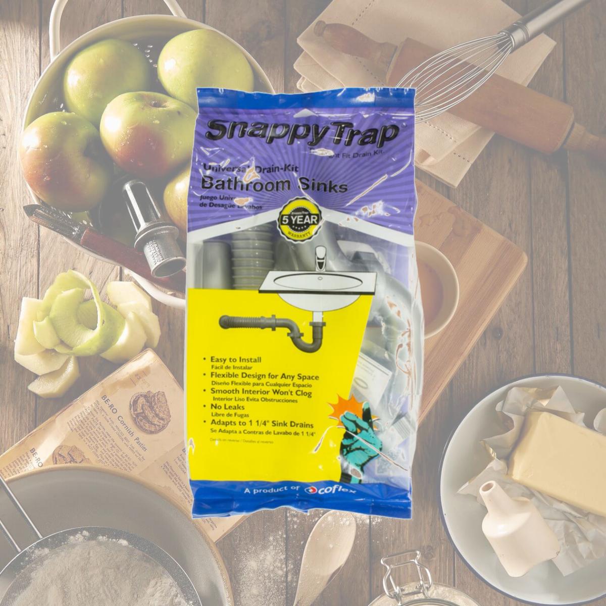 Picture of Snappy Trap 4003544 1.5 or 1.25 in. Dia. Universal PVC Single Sink Drain Kit