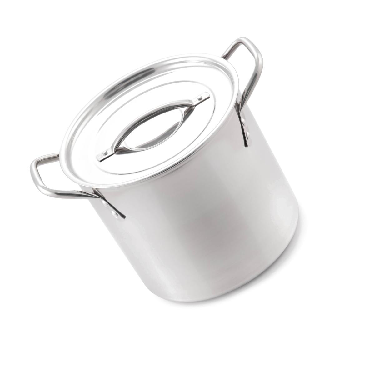 Picture of McSunley 6018294 9 in. 8 qt. Stainless Steel Stock Pot, Silver