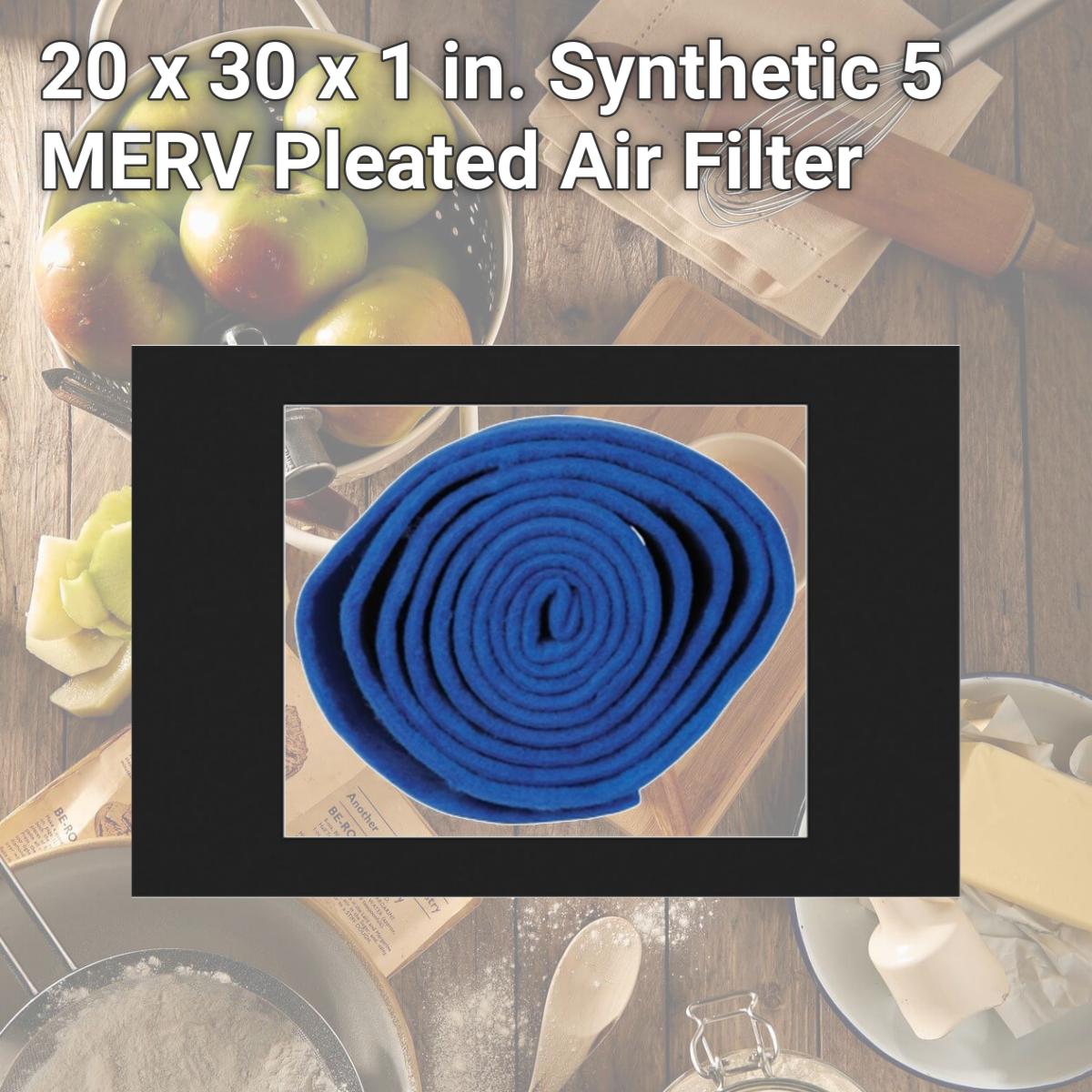Picture of Flanders 4021309 20 x 30 x 1 in. Synthetic 5 MERV Pleated Air Filter