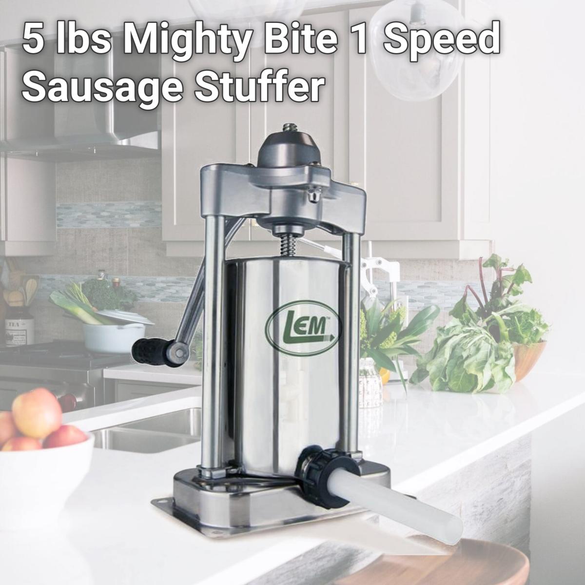 Picture of Lem Products 6723837 5 lbs Mighty Bite 1 Speed Sausage Stuffer