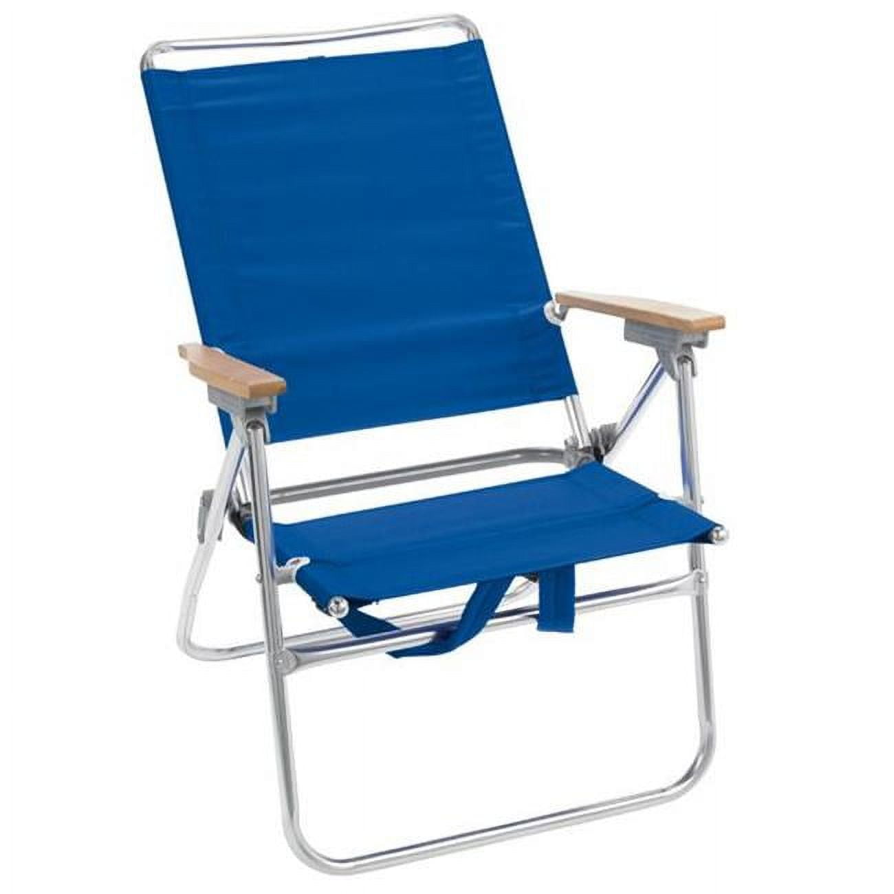 8385932 15 In. Hiboy 5 Position Beach Chair, Blue - Pack Of 4