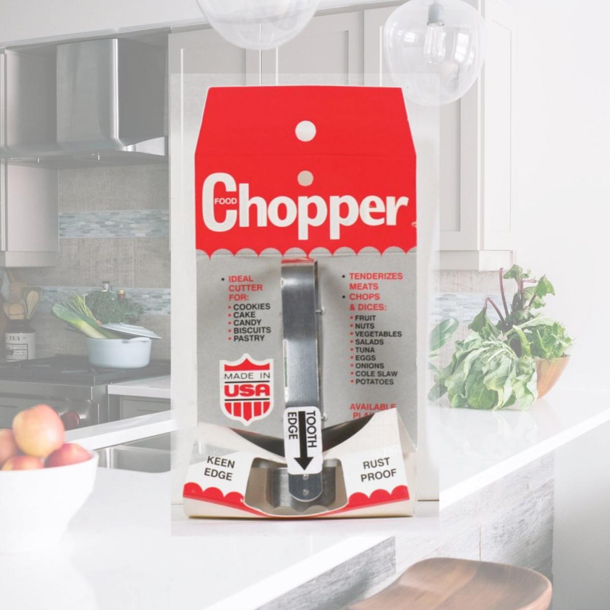 Picture of Harolds Kitchen TE-60 3 in. Kitchen Chopper  Stainless Steel