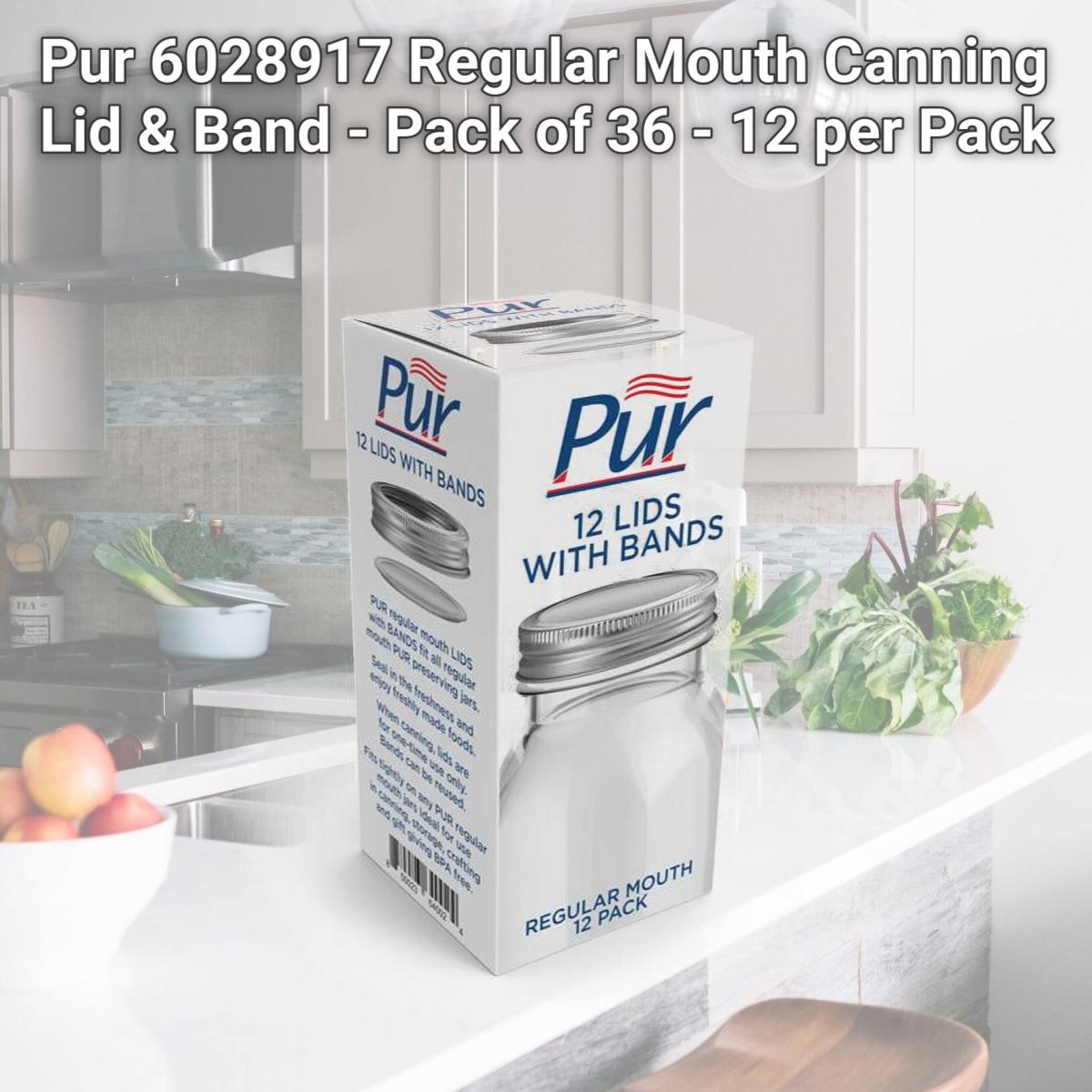Picture of Pur 6028917 Regular Mouth Canning Lid & Band - Pack of 36 - 12 per Pack