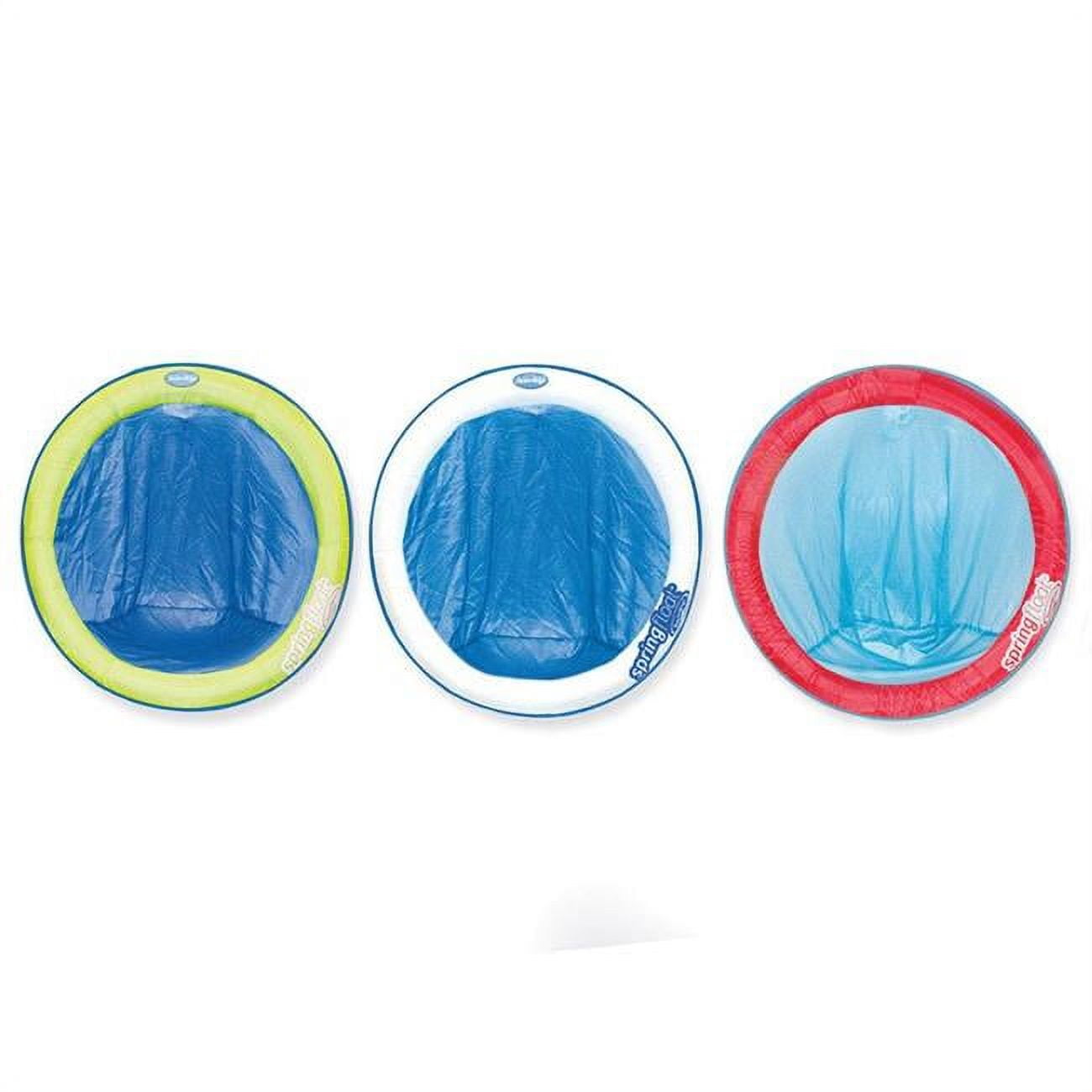 8336919 Fabric & Mesh Inflatable Spring Float Floating Pool Mat, Assorted Color