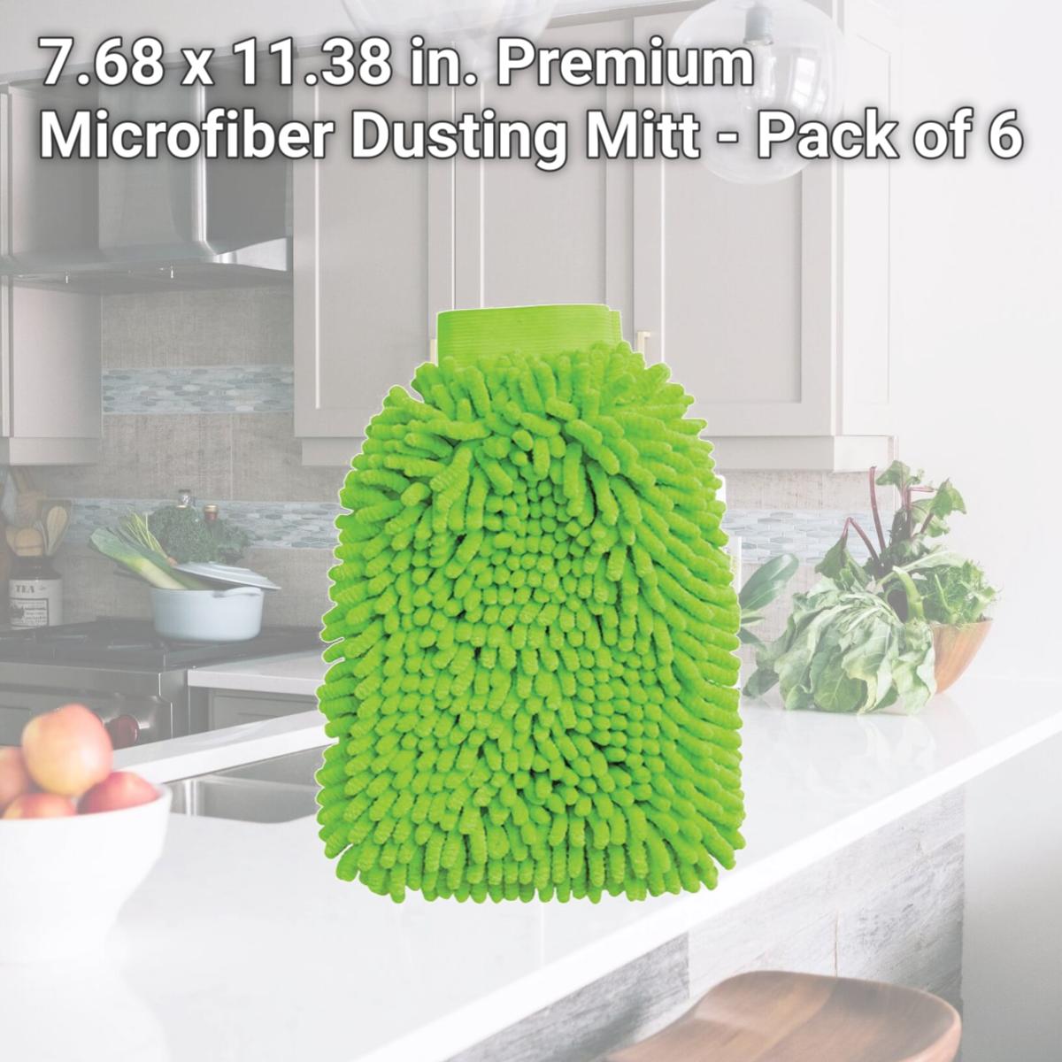 Picture of Libman 1609304 7.68 x 11.38 in. Premium Microfiber Dusting Mitt - Pack of 6