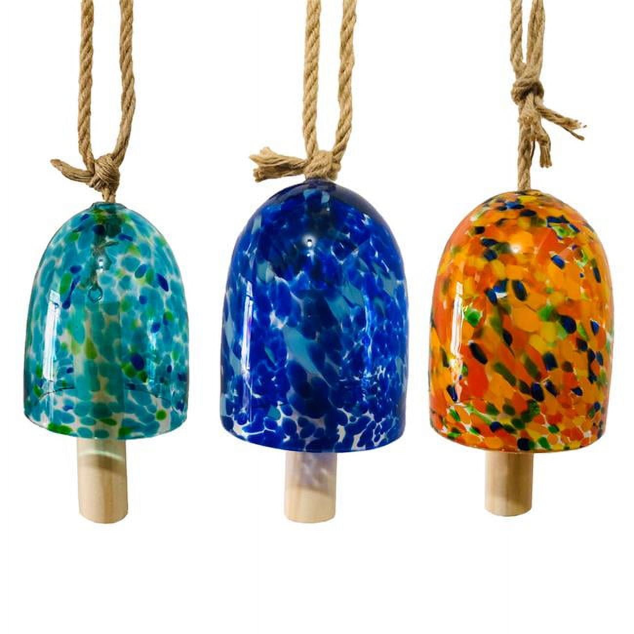 UPC 801946000433 product image for 8050440 8 in. Assorted Glass Bell Wind Chime Case - Pack of 6 | upcitemdb.com