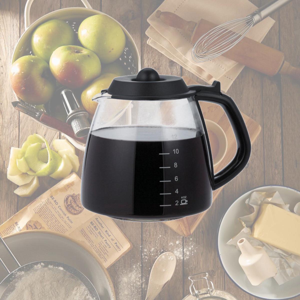 Picture of Medelco 6160808 12 Cup Cafe Brew Clear Glass Carafe