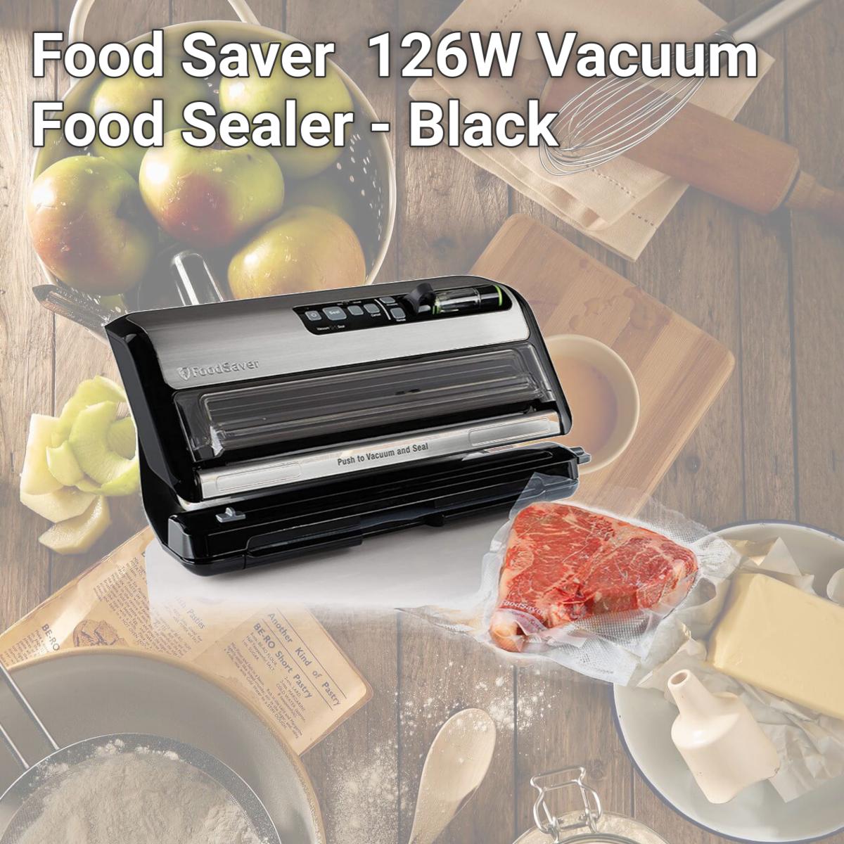 Picture of Food Saver 6034342 126W Vacuum Food Sealer - Black