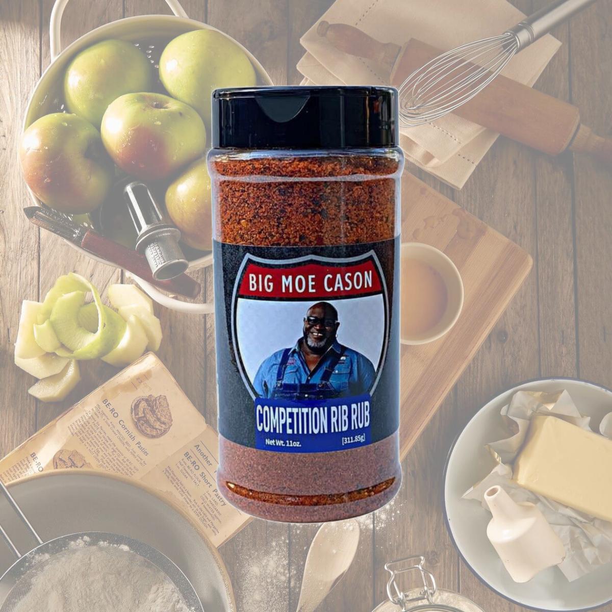 Picture of Moe Cason Barbecue 8065802 11 oz Cason Competition Rib Rub BBQ Rub Recipe