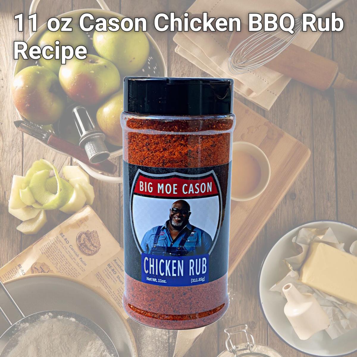 Picture of Moe Cason Barbecue 8065803 11 oz Cason Chicken BBQ Rub Recipe