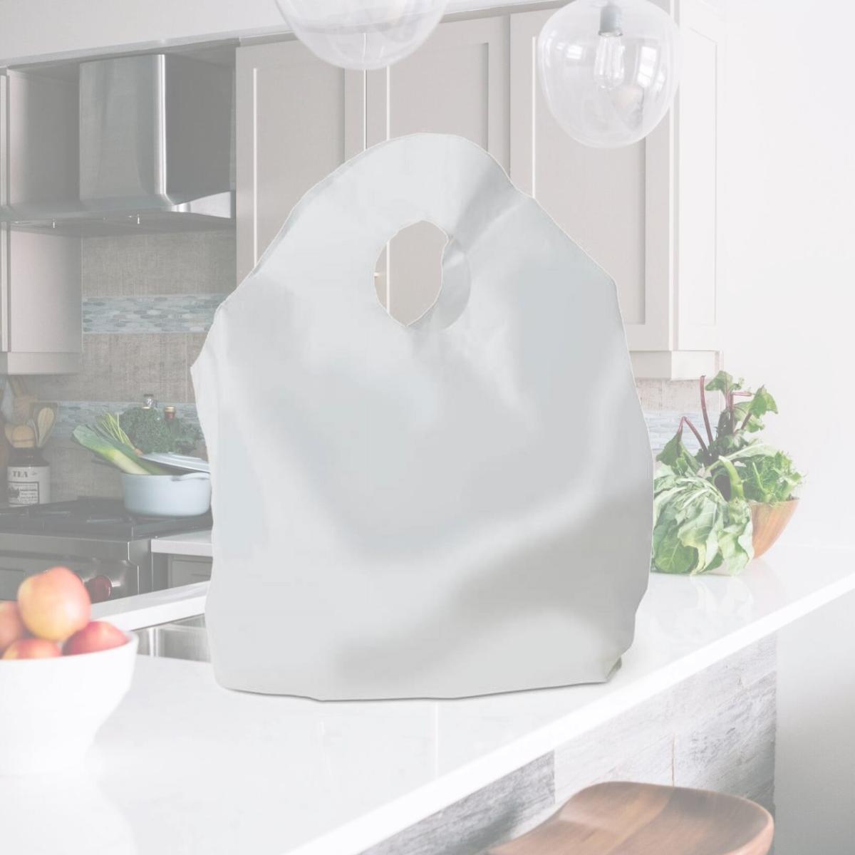 Picture of Novolex 9074727 18 x 9 x 16 in. Plastic Grocery Bag, White - Pack of 500