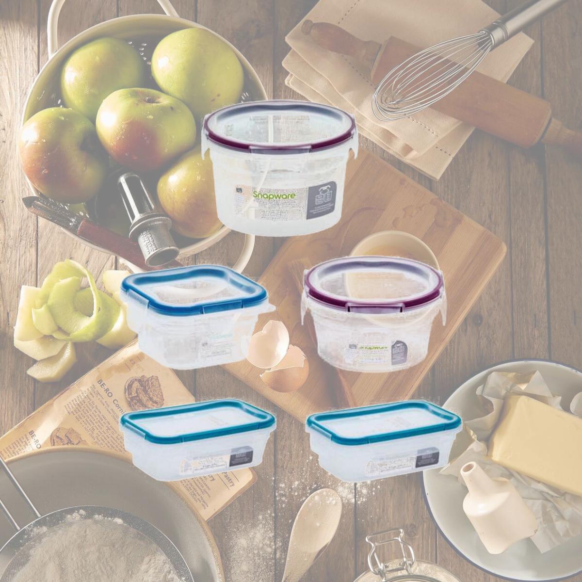 Picture of Snapware 6768634 Total Solution Clear Food Storage Container Set, Pack of 5