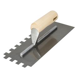 UPC 010306011198 product image for Qep 2007114 Carbon Steel Square Notch Trowel, Silver | upcitemdb.com