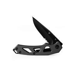 UPC 645397001171 product image for 8068491 8 in. Black & Gray 8Cr13MoV Stainless Steel Tactical Knife | upcitemdb.com