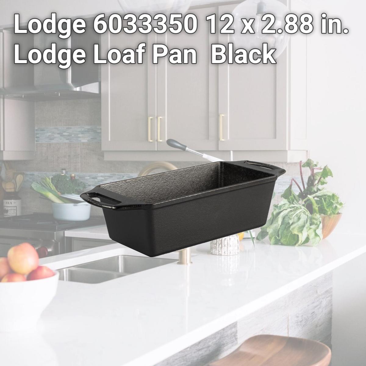 Picture of Lodge 6033350 12 x 2.88 in. Lodge Loaf Pan  Black