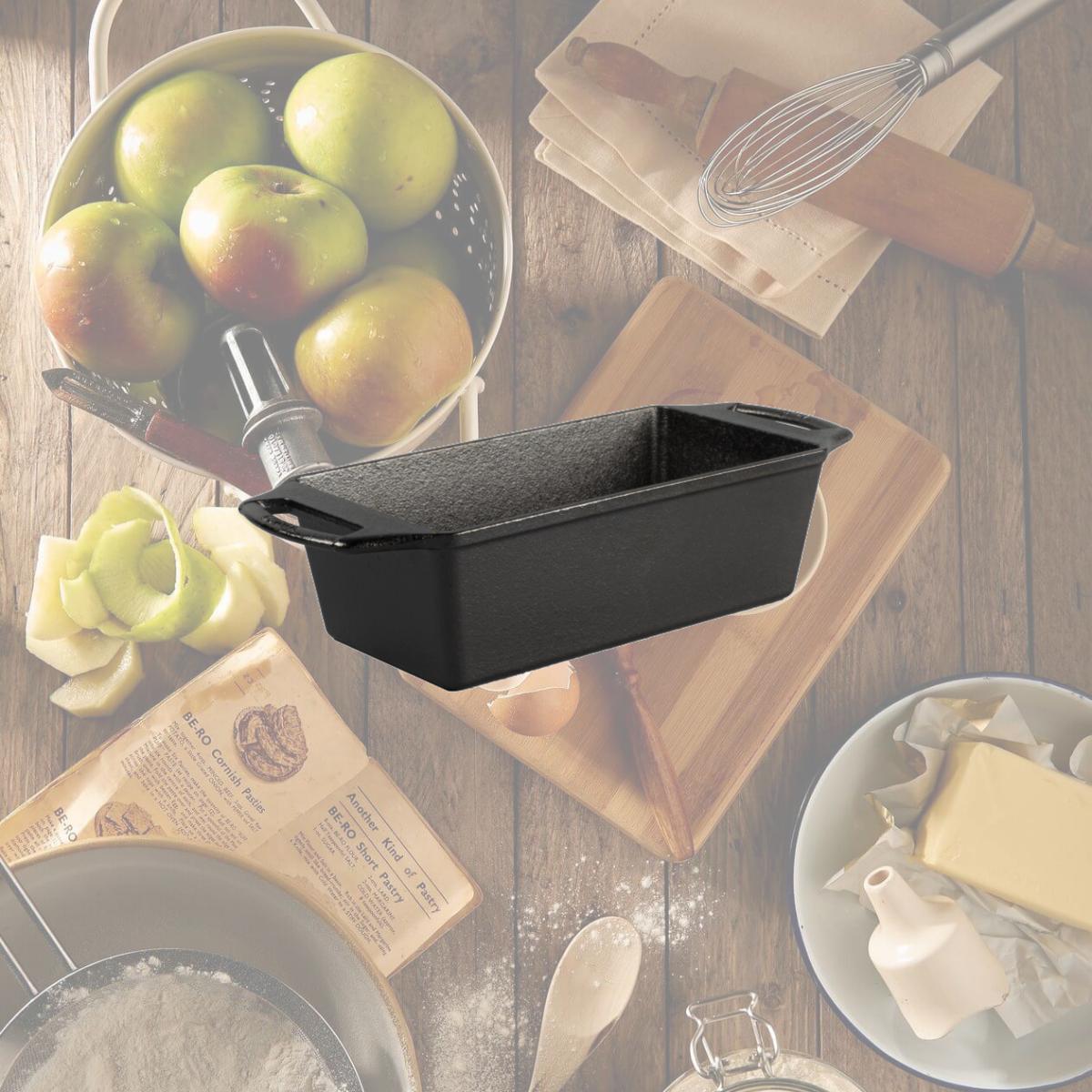 Picture of Lodge 6033350 12 x 2.88 in. Lodge Loaf Pan  Black