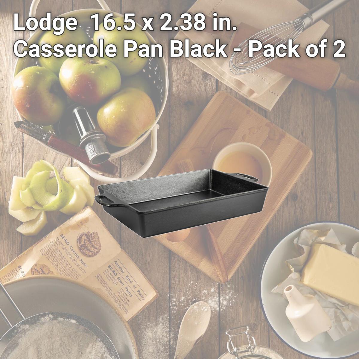 Picture of Lodge 6033345 13 x 9 in. Casserole Pan  Black 