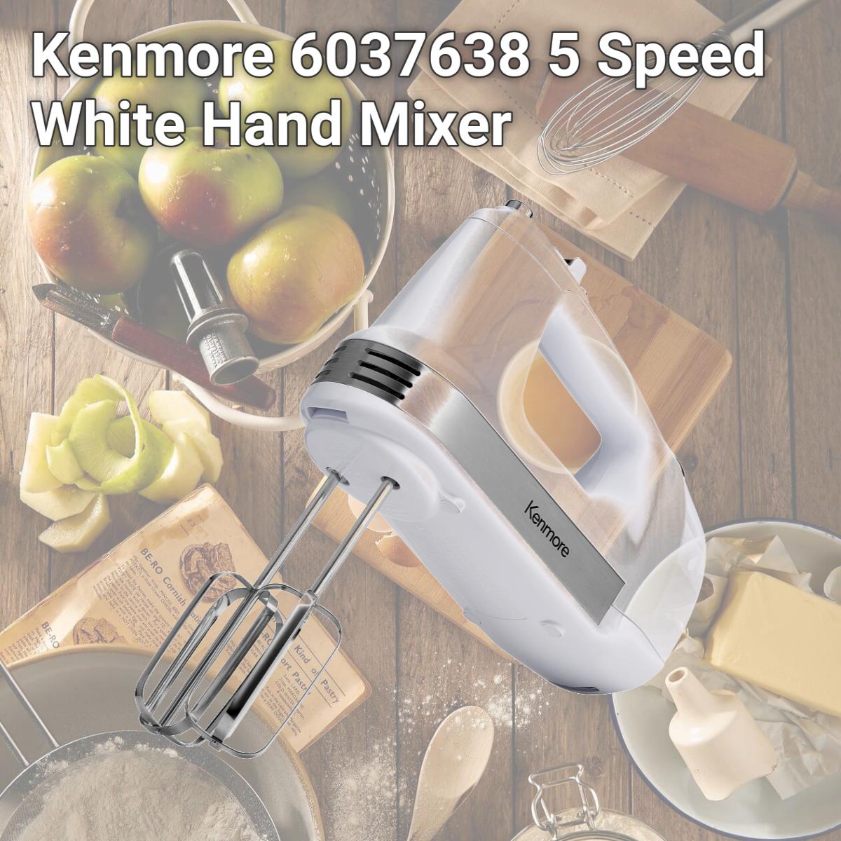 Picture of Kenmore 6037638 5 Speed White Hand Mixer