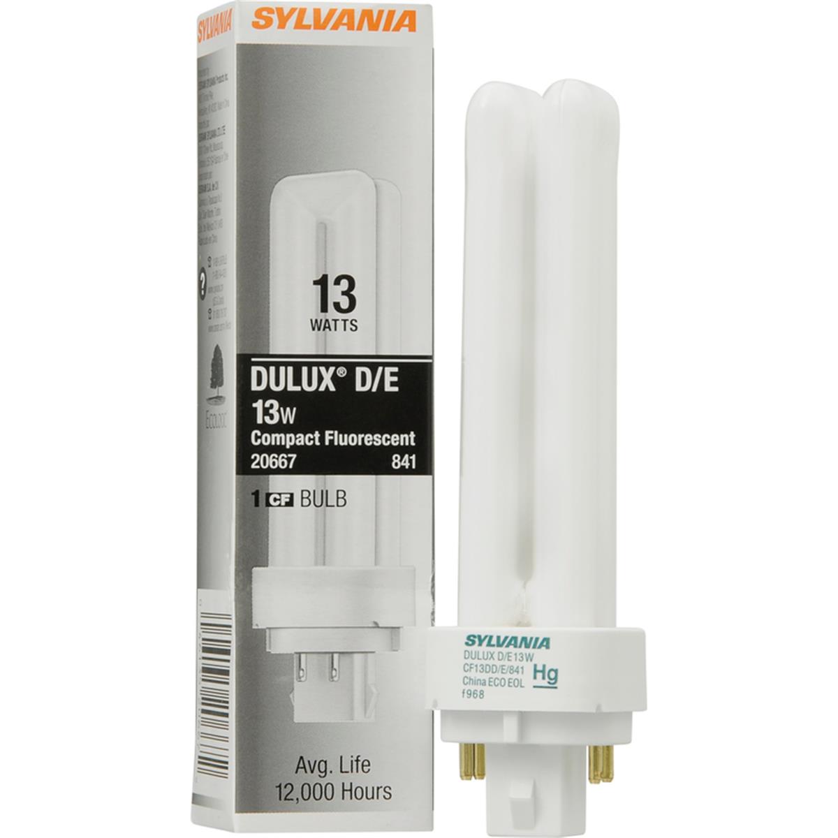 UPC 046135206672 product image for 3008654 13 watt CFL Compact Fluorescent Lamp, Cool White | upcitemdb.com