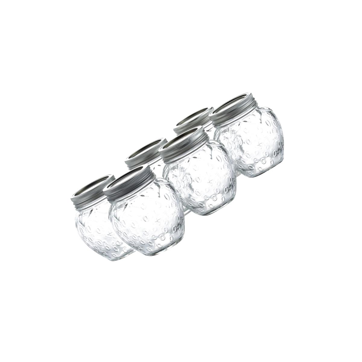 Picture of Rayware 6037373 Strawberry Canining Jar, - 6 pack - Pack of 2