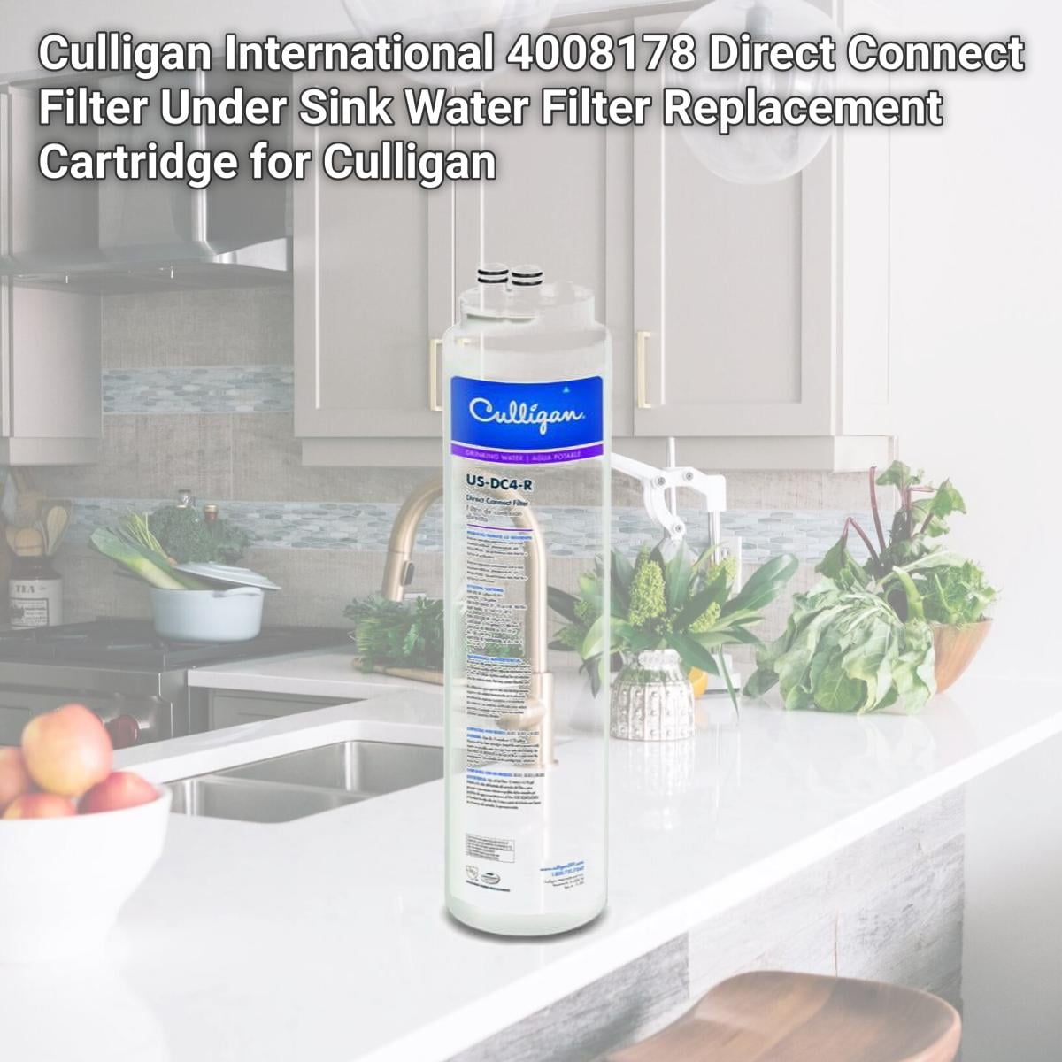 Picture of Culligan International 4008178 Direct Connect Filter Under Sink Water Filter Replacement Cartridge for Culligan
