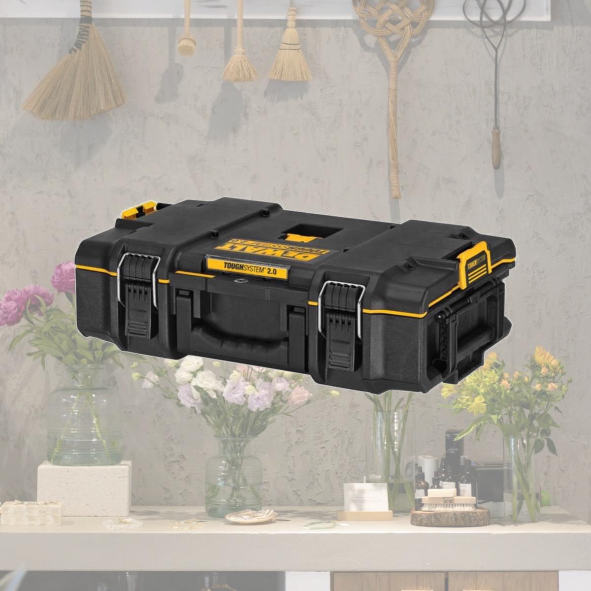 Picture of Dewalt 2018845 7 x 21.75 x 14.75 in. Water Resistant Tool Box with Tray&#44; Black & Yellow
