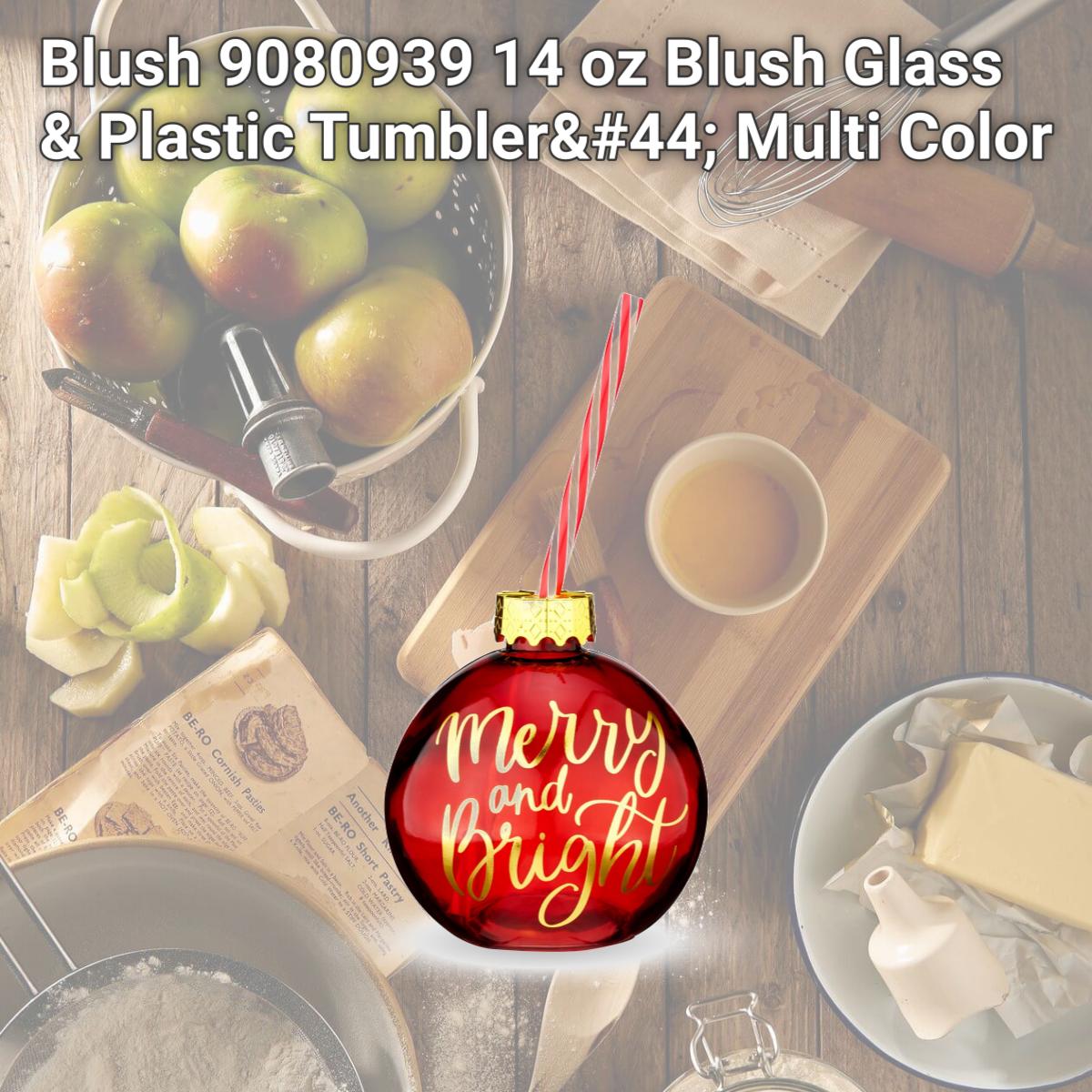 Picture of Blush 9080939 14 oz Blush Glass & Plastic Tumbler, Multi Color